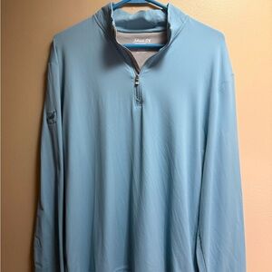 Johnnie-O Performance 1/4 Zip Pullover Blue Golf Men’s L